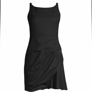Nanette Lepore one-side ruched Black Dress. Classy! Original US$450+tax